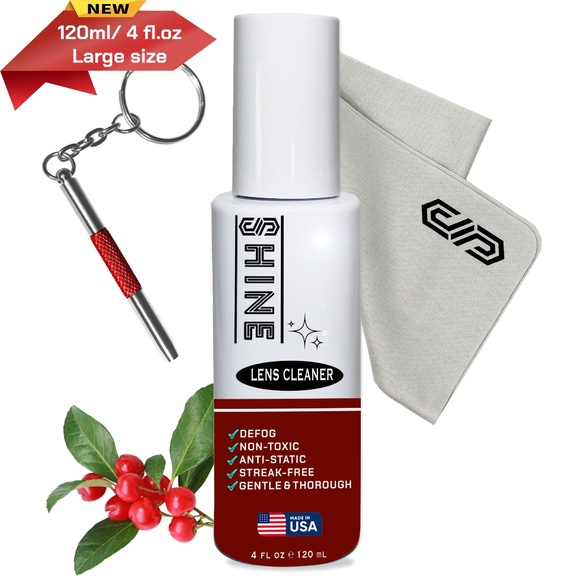 🛢️SHINE Liquid Lens Cleaner 4oz Spray Made in USA - Picture 2 of 10
